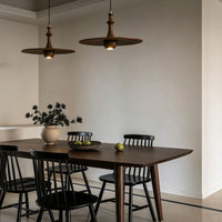 WOMO Wood Flying Saucer Chandelier-WM3259