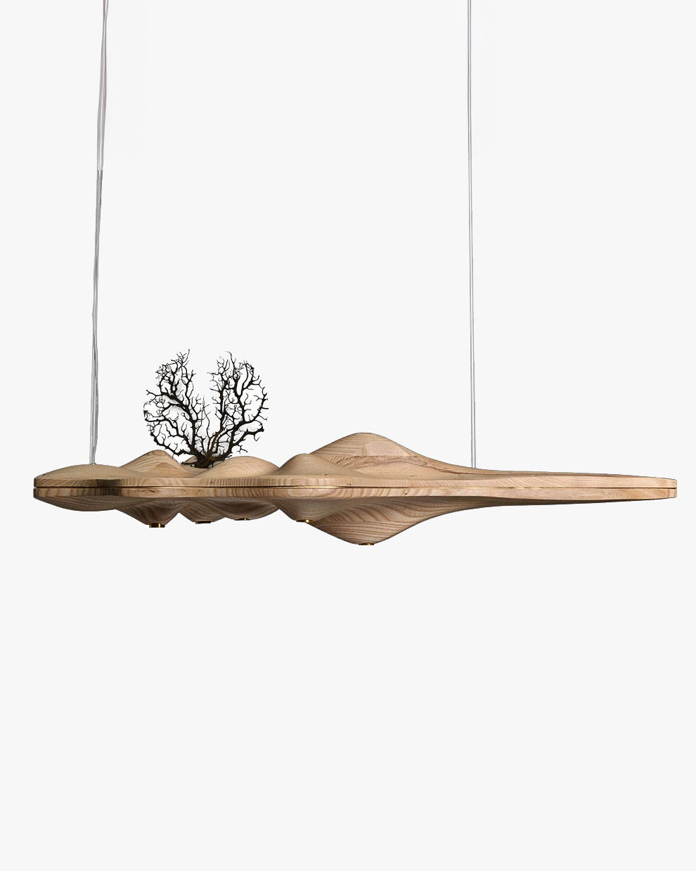 WOMO Mid-Century Wood Zen Chandelier-WM3260