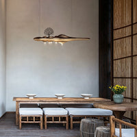 WOMO Mid-Century Wood Zen Chandelier-WM3260