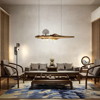 WOMO Mid-Century Wood Zen Chandelier-WM3260