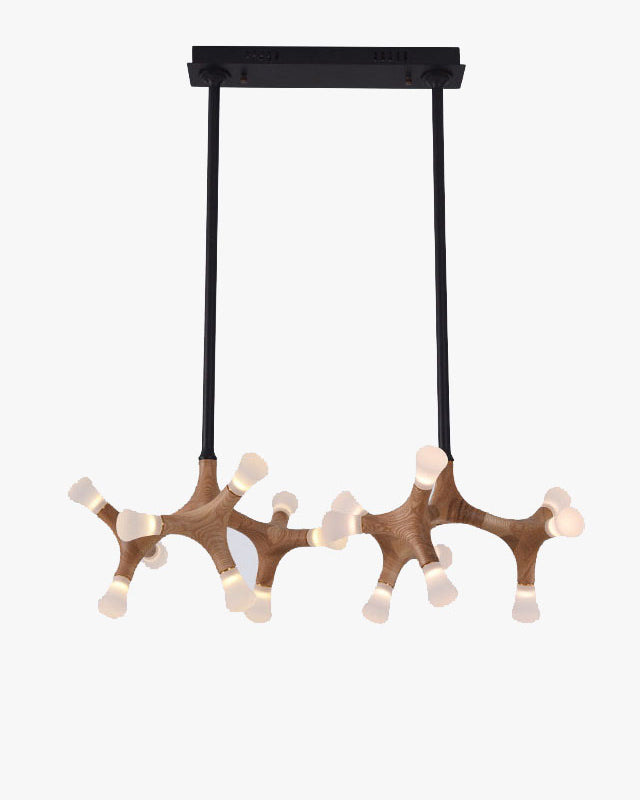 WOMO Tree Branch Wood Chandelier-WM3270