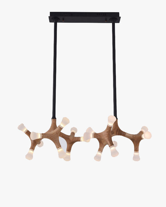 WOMO Tree Branch Wood Chandelier-WM3270