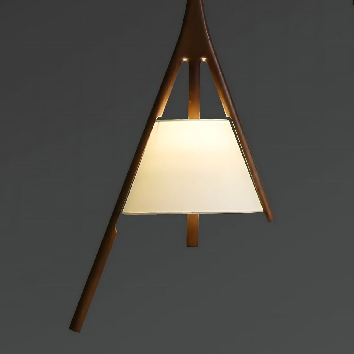 WOMO Branch‑Shaped Wood Linear Pendant Light-WM3275