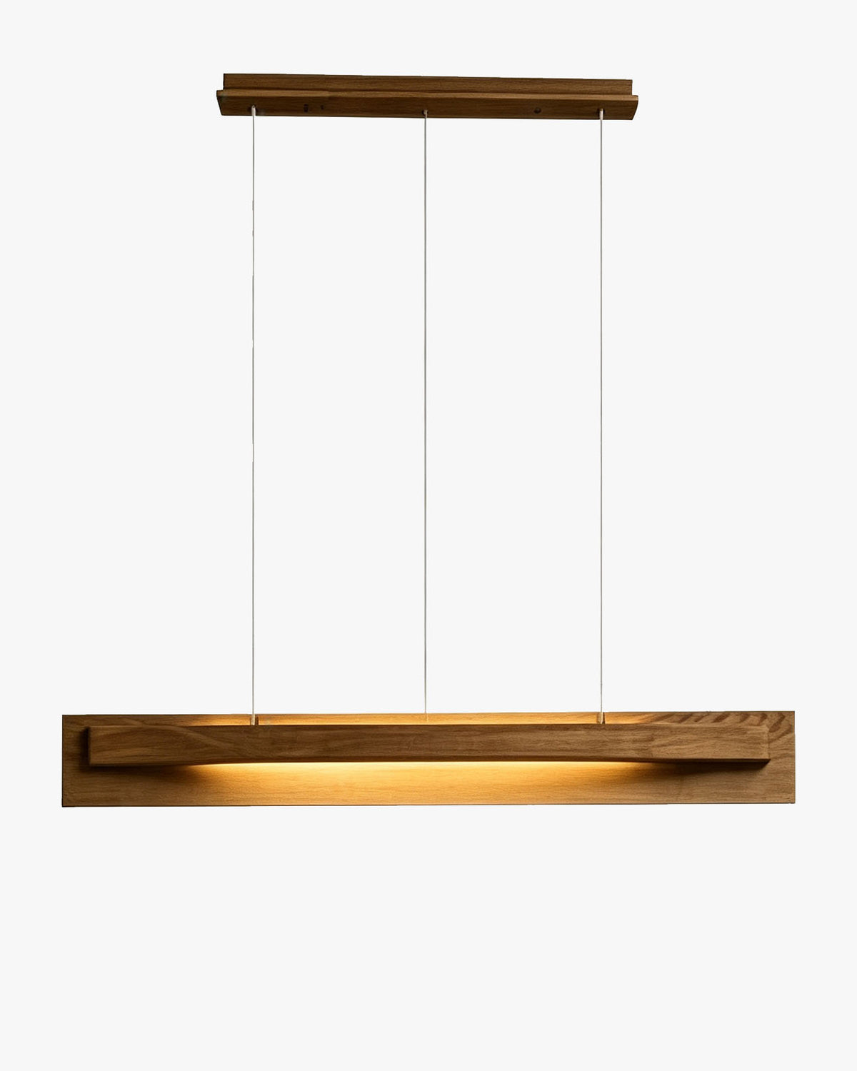 WOMO Dimmable Long Wood Linear Pendant Light-WM3277