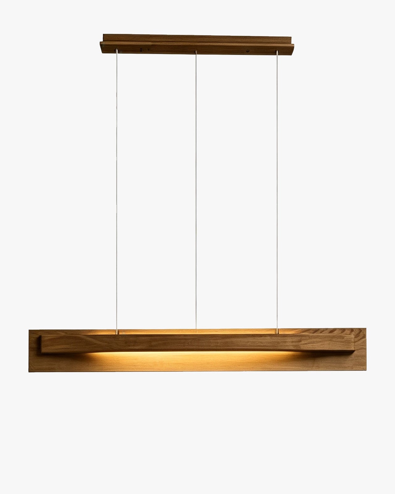 WOMO Dimmable Long Wood Linear Pendant Light-WM3277
