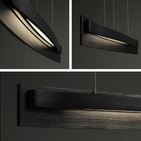 WOMO Dimmable Long Wood Linear Pendant Light-WM3277