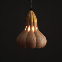 WOMO Wooden Gourd Pumpkin Pendant Light-WM3279