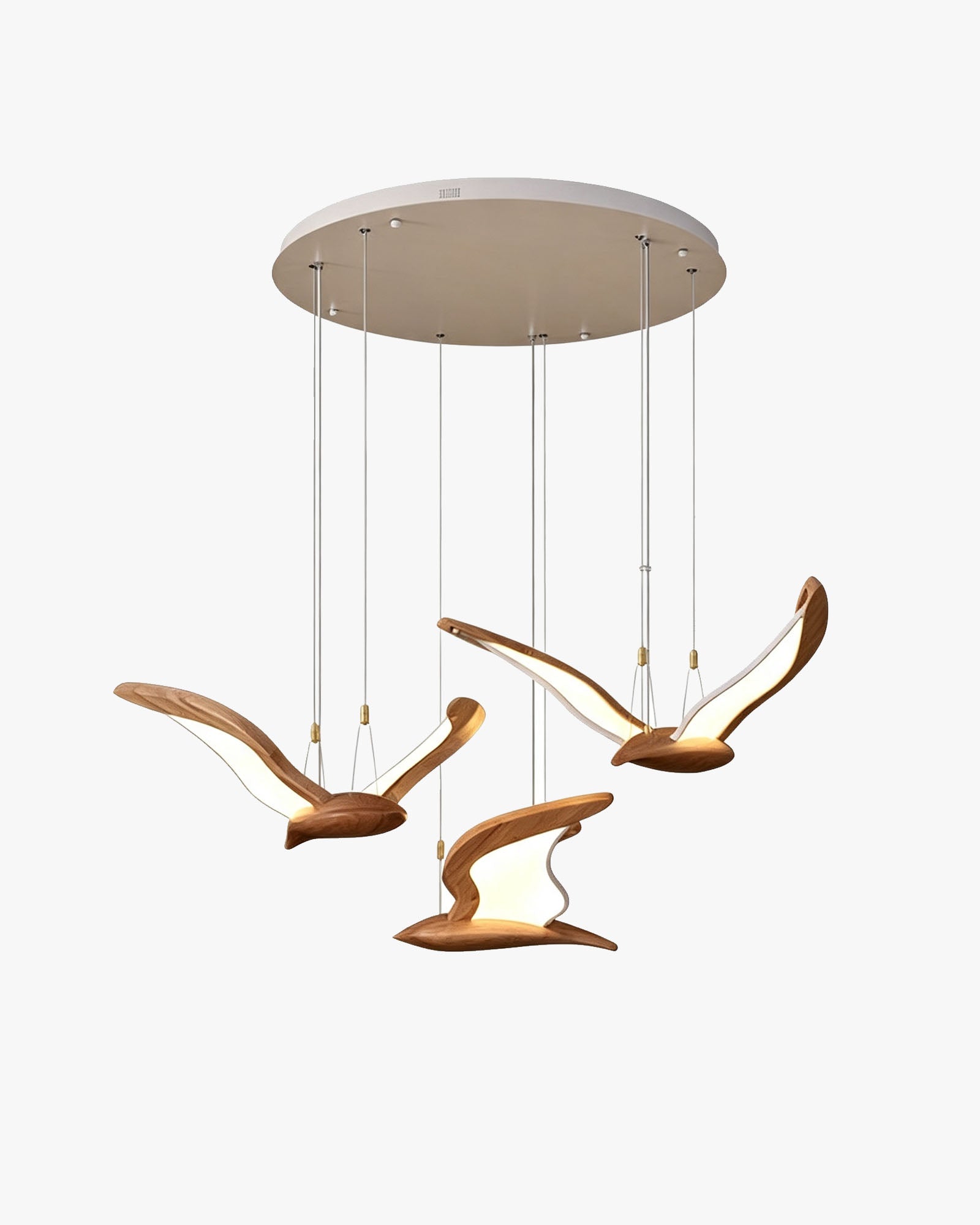 WOMO Flying Bird Wooden Chandelier-WM3280