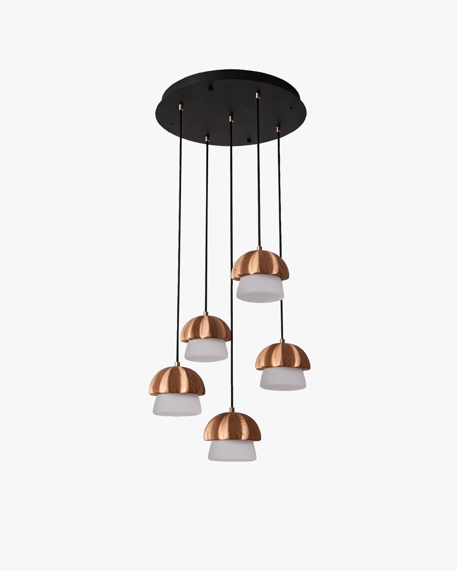 WOMO Wooden Mushroom Pendant Light-WM3281