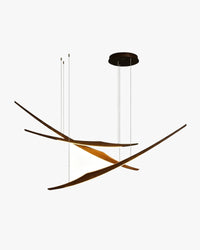 WOMO Long Branch Wood Chandelier-WM3282