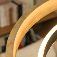 WOMO Circular Wood Led Chandelier-WM2492