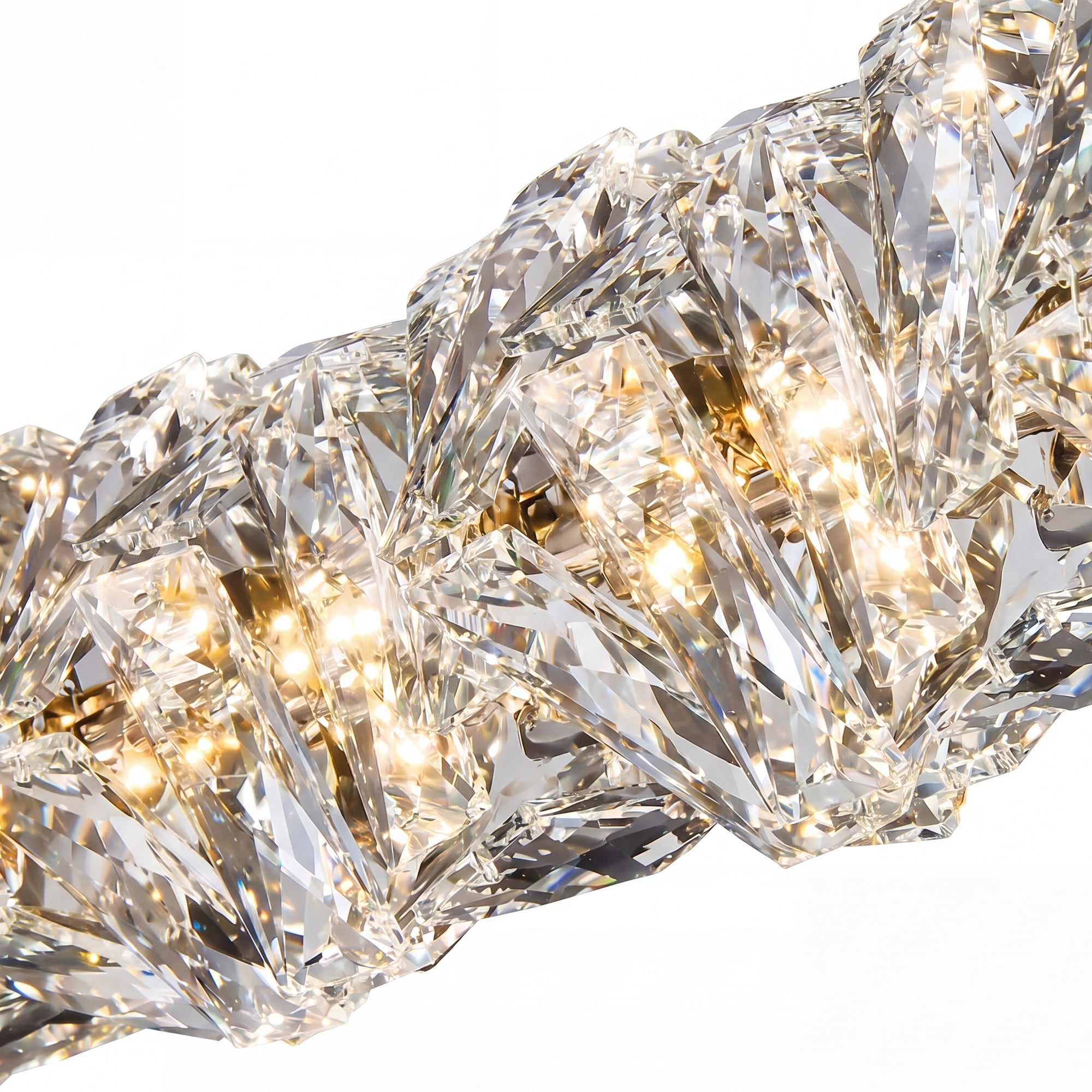WOMO Twist Linear Crystal Chandelier-WM2193