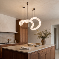 WOMO Infinity Alabaster Chandelier-WM2885