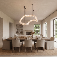 WOMO Infinity Alabaster Chandelier-WM2885