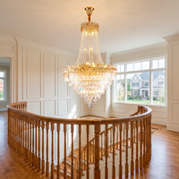 WOMO Tiered Crystal Chandelier-WM2381