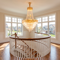 WOMO Tiered Crystal Chandelier-WM2381
