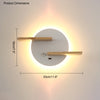 WOMO Round Accent Wall Sconce with Shelf, Switch and USB-WM6084 thumbnail