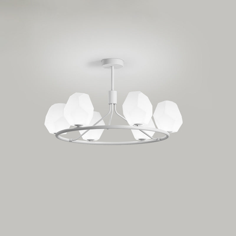 WOMO White Rock Shaded Chandelier-WM2168