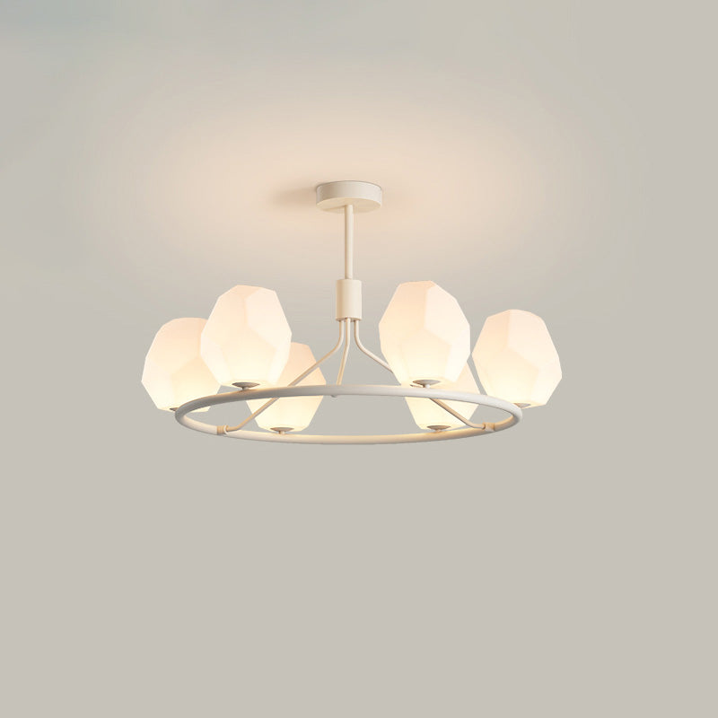 WOMO White Rock Shaded Chandelier-WM2168