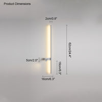 WOMO Switchable Long Linear Wall Sconce with Spotlight-WM6068