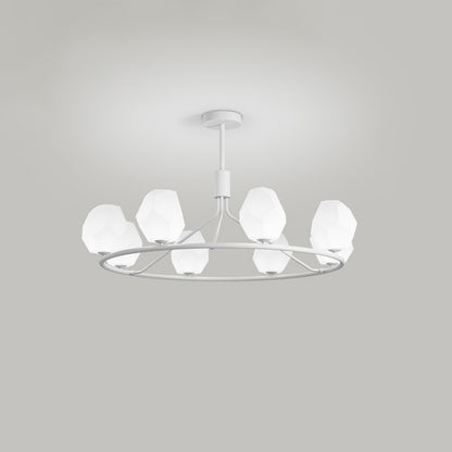 WOMO White Rock Shaded Chandelier-WM2168