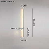 WOMO Switchable Long Linear Wall Sconce with Spotlight-WM6068