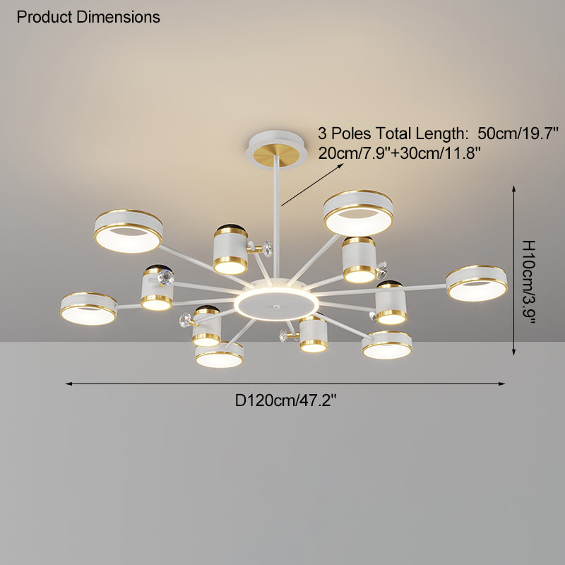 WOMO Dimmable Projector Chandelier-WM2169