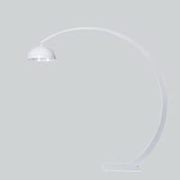 WOMO Dome Arc Floor Lamp over Couch-WM7063