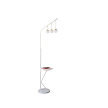 WOMO Dimmable Globe Tall Floor Lamp with Tray-WM7060