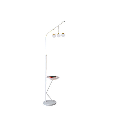 WOMO Dimmable Globe Tall Floor Lamp with Tray-WM7060