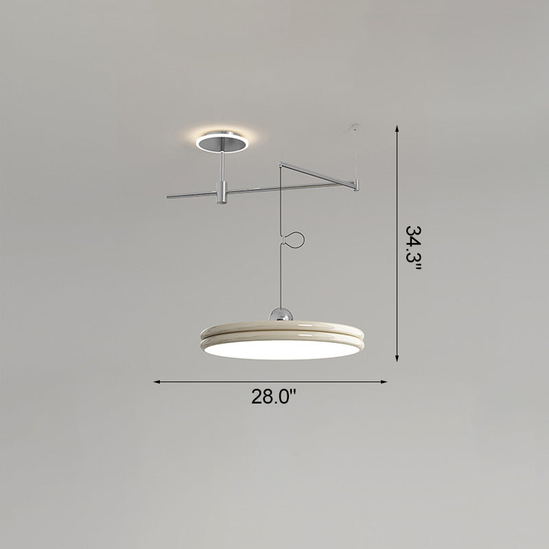 WOMO Disc Offset Pendant Light-WM2251