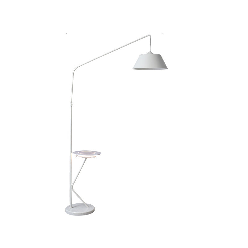 WOMO Dimmable Hanging Floor Lamp with Charging Tray-WM7059