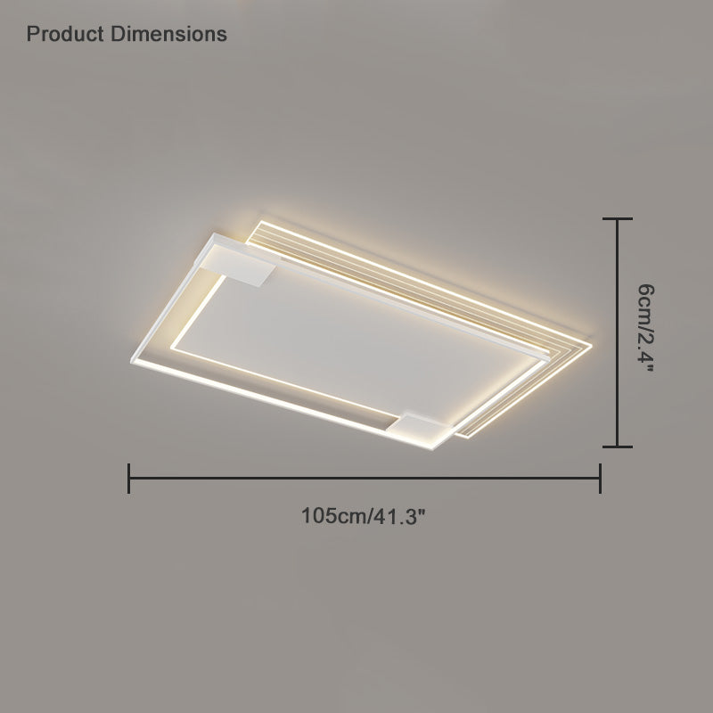 WOMO Low Profile Geometric Ceiling Light-WM1052