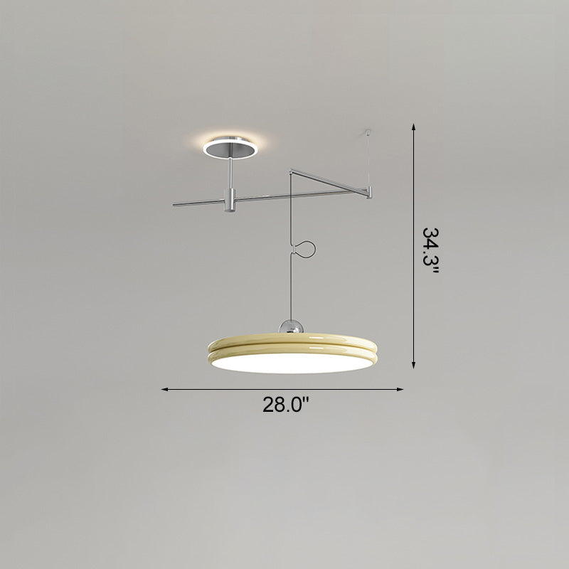 WOMO Disc Offset Pendant Light-WM2251