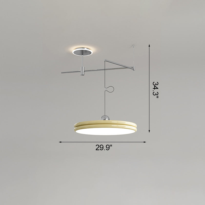 WOMO Disc Offset Pendant Light-WM2251