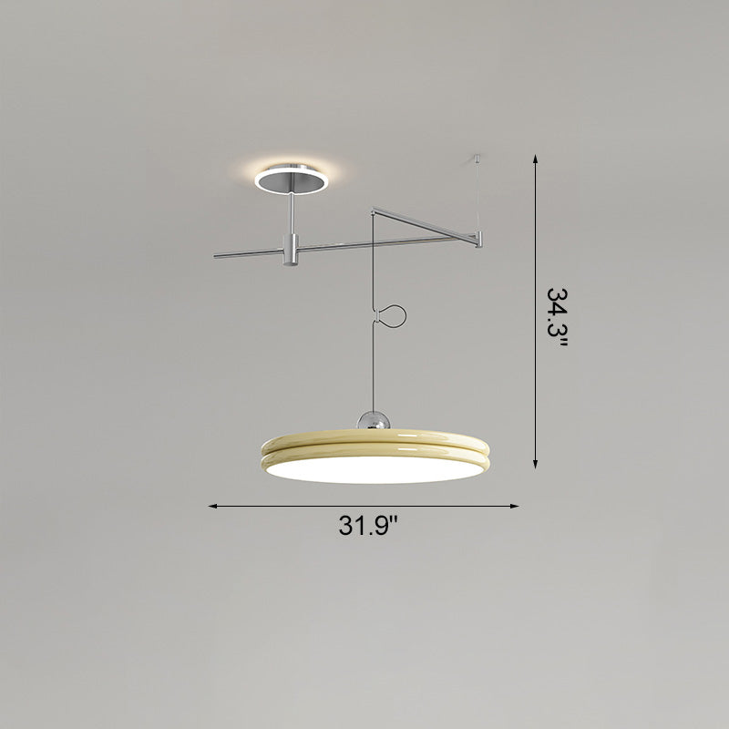 WOMO Disc Offset Pendant Light-WM2251