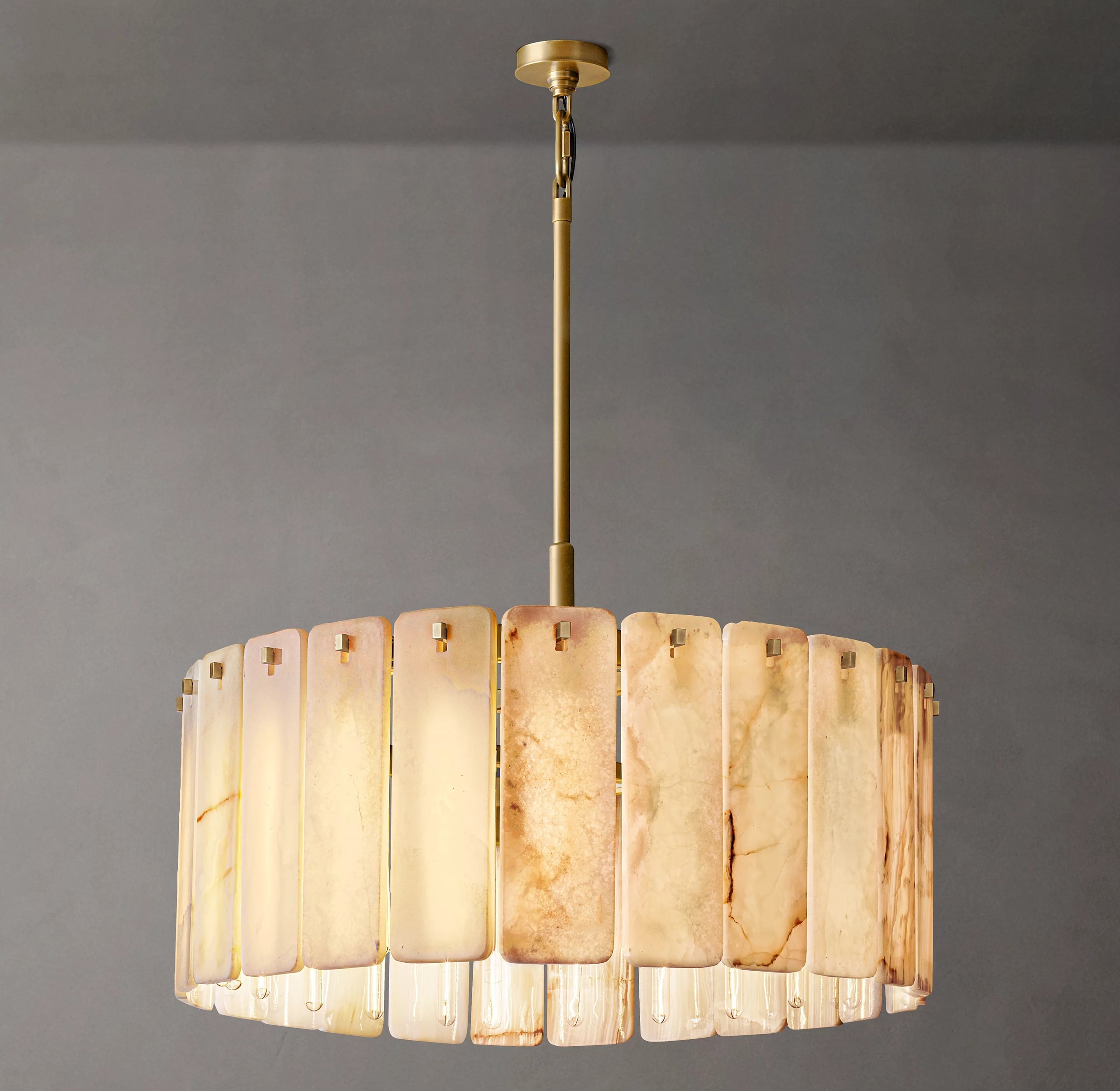 WOMO Alabaster Round Chandelier - Calamette
