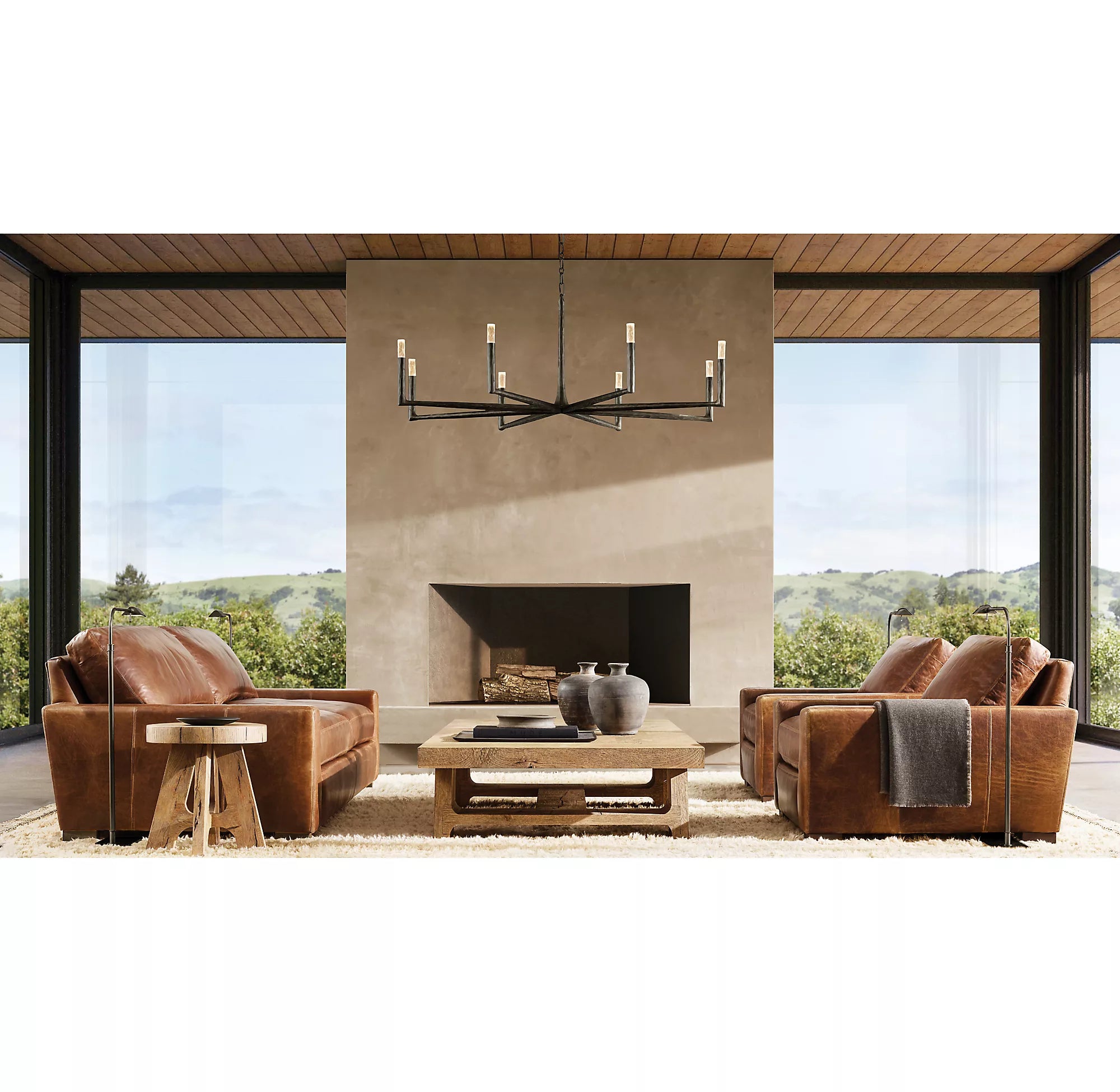 WOMO Forged Candlestick Chandelier - Thaddeus