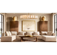 WOMO Alabaster Round Chandelier – Harlow