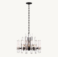 WOMO Crystal Prism Round Chandelier - Bonnington