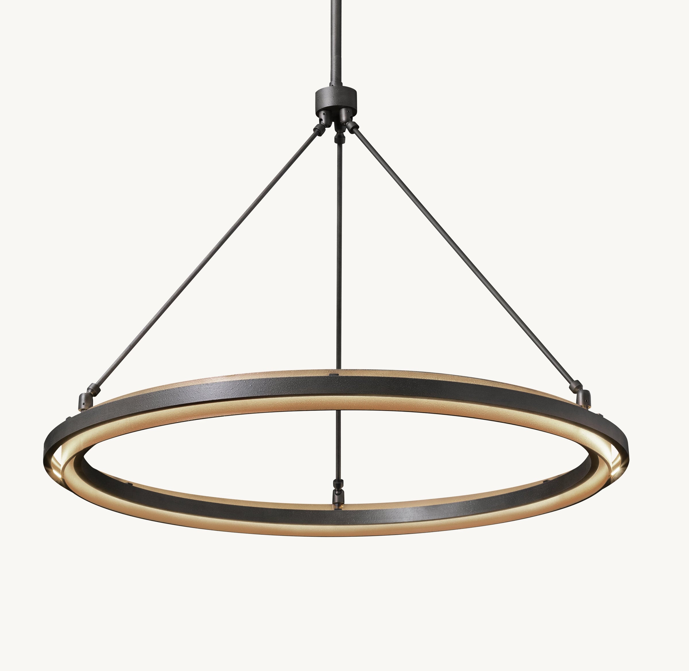 WOMO Forged Iron Ring LED Chandelier - Peralta