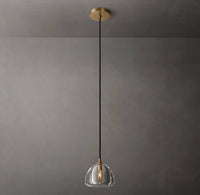 WOMO 7 Inch Crystal Pendant Light - Hemisphere