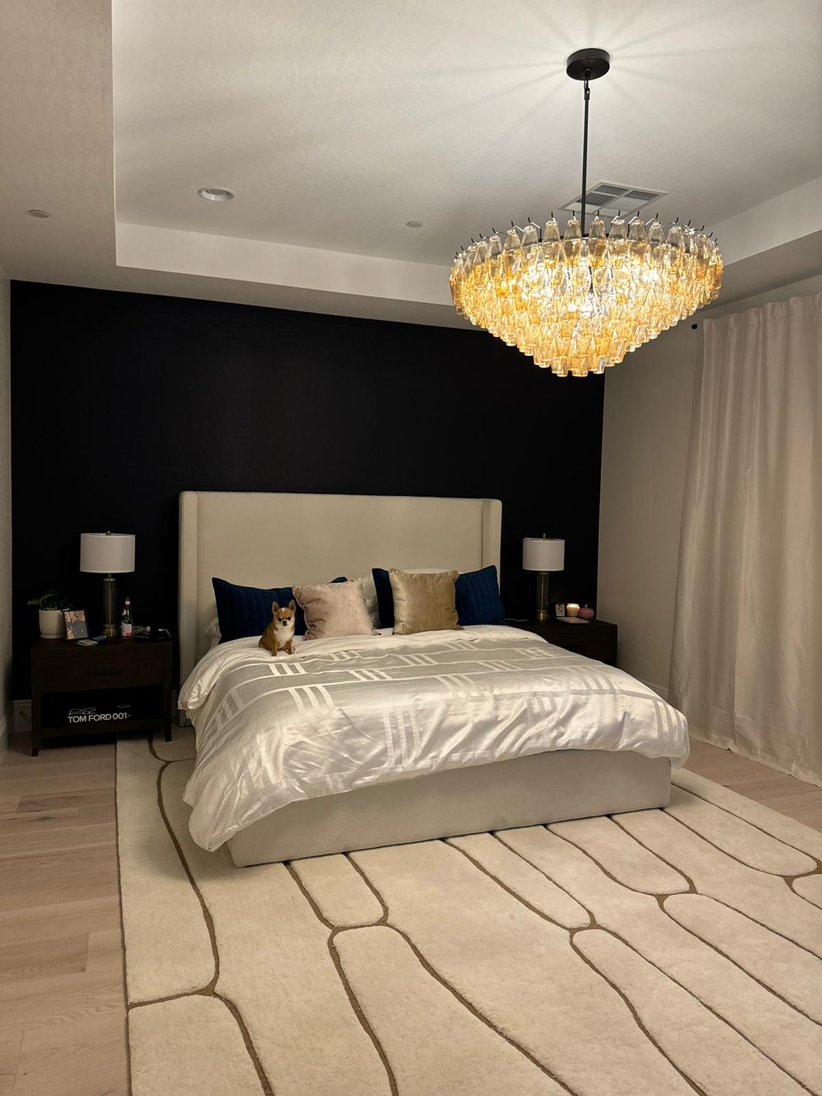 WOMO Clear Murano Glass Tiered Chandelier - Chiara