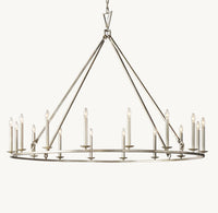 WOMO Candelabra Round Chandelier – Openwork