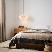 WOMO Flying Saucer Alabaster Pendant Light-WM2840