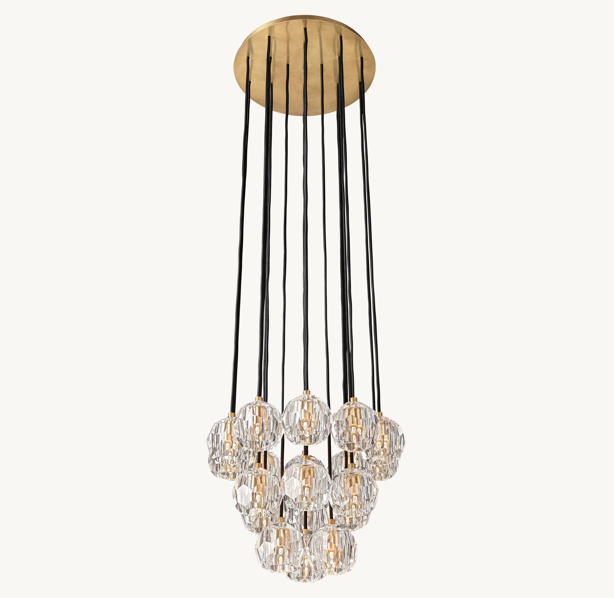 WOMO Crystal Cluster Chandelier – Boule
