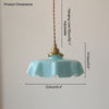 WOMO Retro Coloured/Pink Glass Pendant Light-WM2084 thumbnail