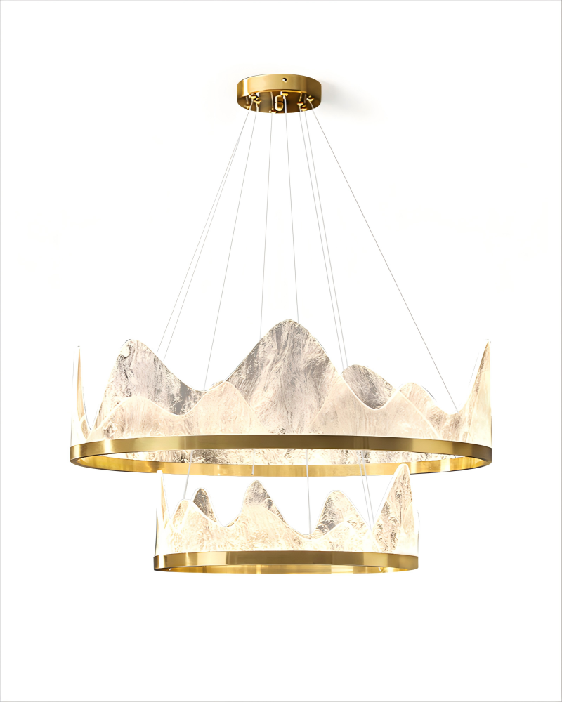 WOMO Wavy Round Chandelier-WM2361