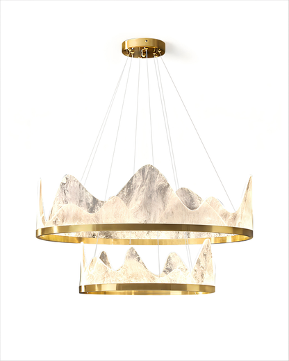 WOMO Wavy Round Chandelier-WM2361