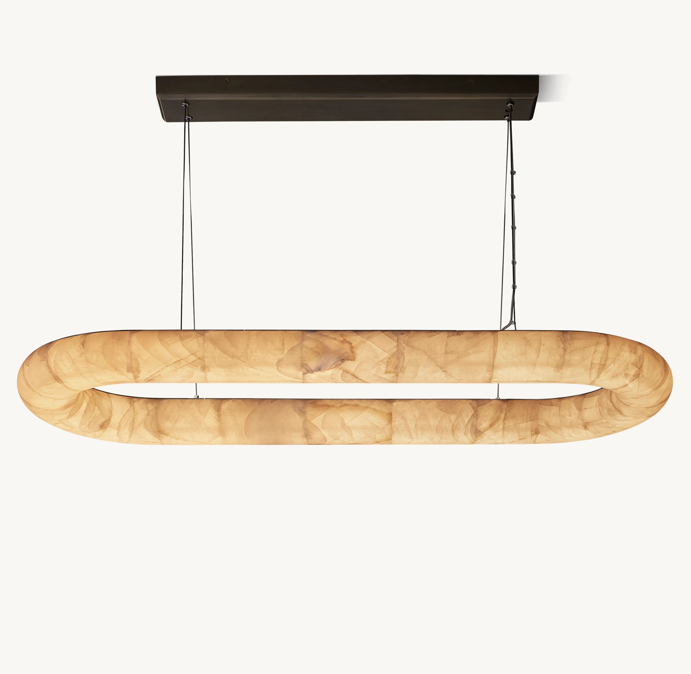 WOMO Lisse Linear Alabaster Chandelier - Rivage